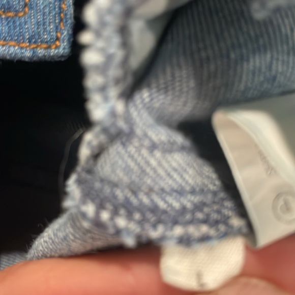 Capulet Lennon high waisted wide leg retro denim overalls size large - Picture 8 of 9